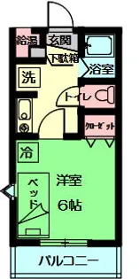 新栄館【1階】の間取り