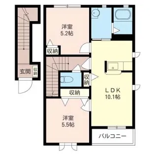 ファミールメゾン【2階】の間取り