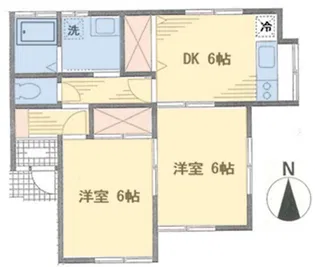 ミストラルハイツ【2階】の間取り