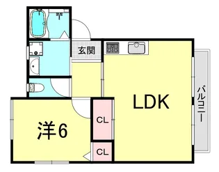 セラ西舞子V【2階】の間取り