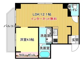 ism(イズム)【7階】の間取り