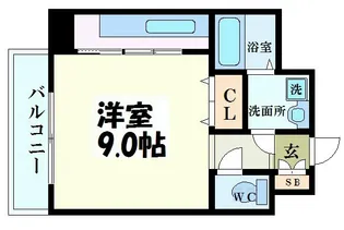 BOND BLD.IV【9階】の間取り