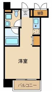 シンシア白金高輪【4階】の間取り
