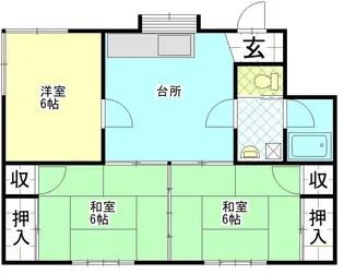 パープルタウン【2階】の間取り