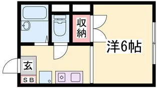TハイツI【2階】の間取り