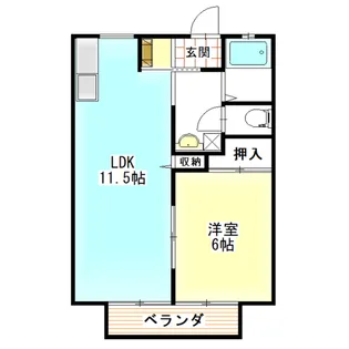 サンシティ ヨコスカ【2階】の間取り