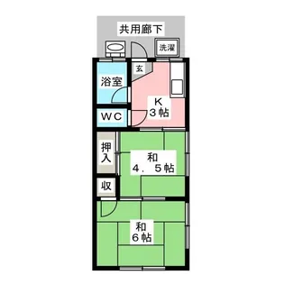 美幸荘【2階】の間取り