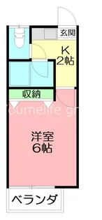 第8匠優アパート【2階】の間取り