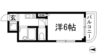 エレガンス高木2号館【1階】の間取り