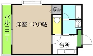 ミレニアム司【4階】の間取り