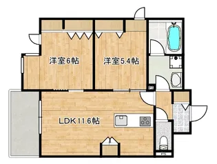 West sedona~ウエストセドナ~【2階】の間取り