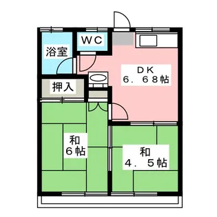 ショッパー関口【2階】の間取り