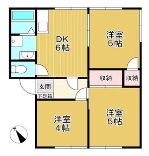 フレグランス佐鳴台【2階】の間取り