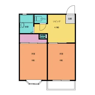 マリンワイズ【1階】の間取り