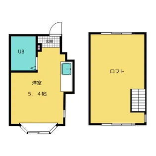1Rの間取り画像