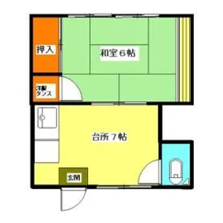 元木荘【1階】の間取り