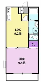 福岡県久留米市国分町【マンション】の間取り