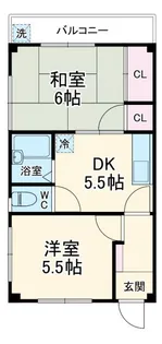 エクセルピア千年【1階】の間取り