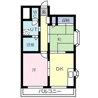 クラシティ御幸【2階】の間取り