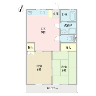 αNEXT仙台第17【2階】の間取り