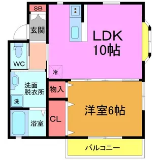 ハートライトII【2階】の間取り