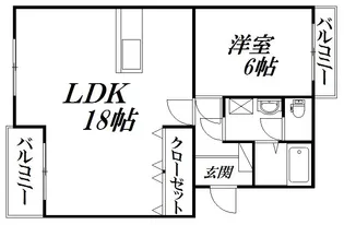 静岡県浜松市中央区渡瀬町【マンション】の間取り