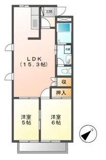 セピアガーデン【2階】の間取り