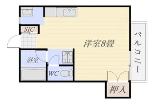 PARADISE GATE【1階】の間取り