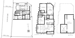 東京都板橋区上板橋2【一戸建】の間取り