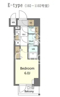 神奈川県横浜市南区日枝町4【マンション】の間取り