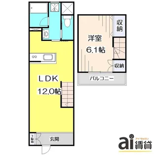 東京都練馬区石神井台7【アパート】の間取り