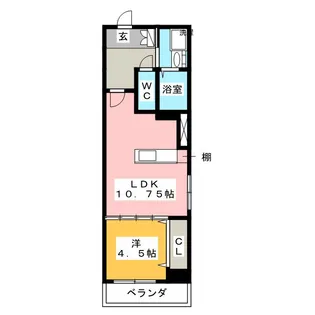 Notre chez nous SANNOU【2階】の間取り