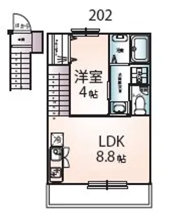 Casa Simpatia小金井【2階】の間取り