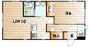 ビューテラス清田3棟【2階】の間取り