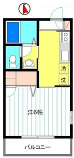 クレール南町【1階】の間取り