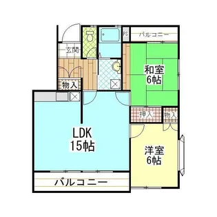 クレスト町田 I 2号棟【1階】の間取り