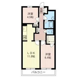 アークヴィレッジ【1階】の間取り