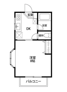 タウニーホワイトベル【2階】の間取り