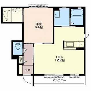 オアシスC【1階】の間取り