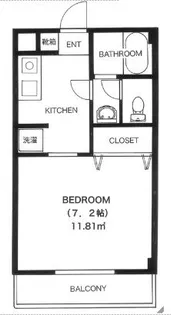 ジェンティーレ幕張本郷【2階】の間取り