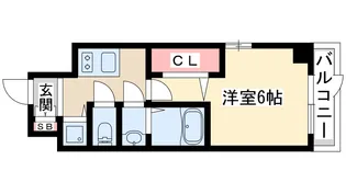 エスリードレジデンス大阪福島フロント【8階】の間取り