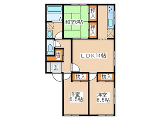 サンガーデン中央【2階】の間取り