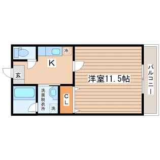 コージーコート高森A棟【3階】の間取り