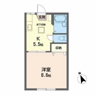 パティオス仙台【1階】の間取り