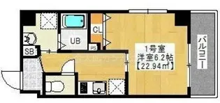 The Residence船橋【7階】の間取り