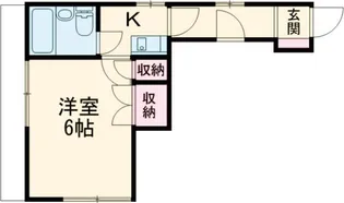 清水荘【1階】の間取り
