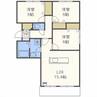 サンアイローヤル’17【3階】の間取り