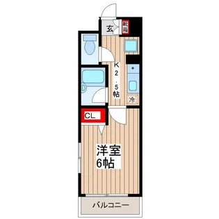 モンシェール錦糸町【2階】の間取り