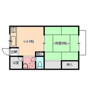 サンシャイン藤田【2階】の間取り