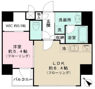 東京都中央区月島2【マンション】の間取り
